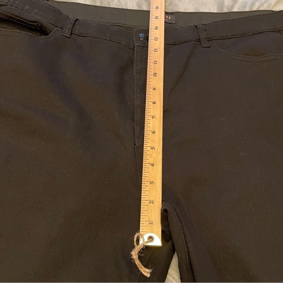 Curve Appeal Black High Rise Jeans-Size 24W-Straight Leg-Comfort Waist - Picture 9 of 9